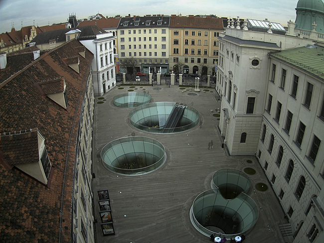 Livebild Webcam 1 Baustelle 'Joanneumsviertel' , Universalmuseum Joanneum, Graz (5 Minuteninterval)
