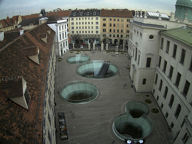Livebild Webcam 1 Baustelle 'Joanneumsviertel' , Universalmuseum Joanneum, Graz (5 Minuteninterval)