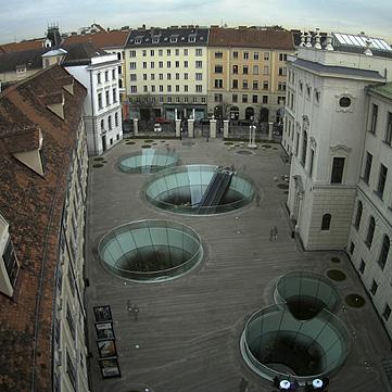 Livebild Webcam 1 - Baustelle 'Joanneumsviertel', Universalmuseum Joanneum, Graz (Standbild)