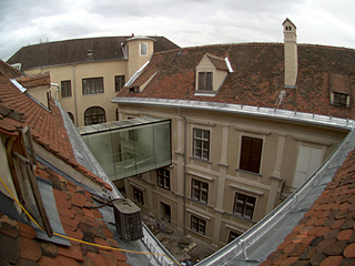 Livebild Webcam 2 Baustelle 'Joanneumsviertel' , Universalmuseum Joanneum, Graz (5 Minuteninterval)