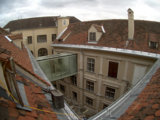 Livebild Webcam 2 Baustelle 'Joanneumsviertel' , Universalmuseum Joanneum, Graz (5 Minuteninterval)